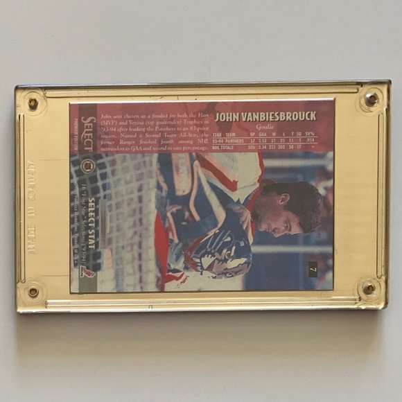 Florida Panthers Vintage NHL Hockey Cards - Lot of 17 w/ Vanbiesbrouck Case - Picture 4 of 8